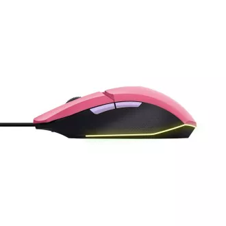 TRUST Maus GXT 109P FELOX Gaming Maus, optisch, USB, rosa
