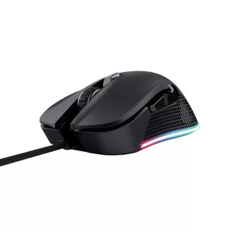 TRUST GXT 922 YBAR Gaming-Maus, optisch, USB, schwarz
