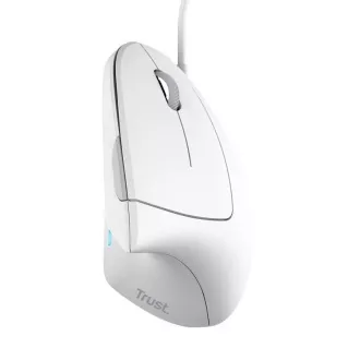 TRUST Verto Vertikale Maus Ergonomische Maus, USB, Weiß