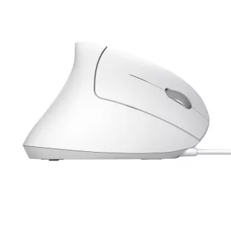 TRUST Verto Vertikale Maus Ergonomische Maus, USB, Weiß