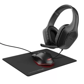 TRUST Headset   Maus   Mauspad GXT 790 3in1 Gaming Bundle, Schwarz