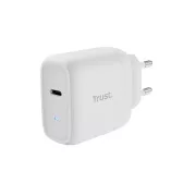 TRUST Ladegerät 45W Maxo, USB-C, Wandladegerät, 2m USB-C Kabel, weiß