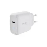 TRUST Ladegerät 45W Maxo, USB-C, Wandladegerät, 2m USB-C Kabel, weiß