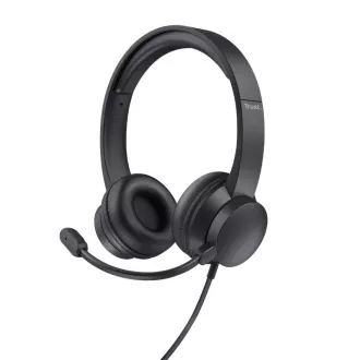TRUST Headset mit Mikrofon Ayda PC-Headset, USB