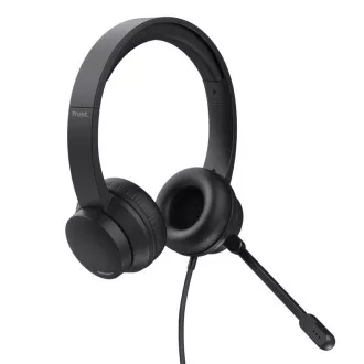 TRUST Headset mit Mikrofon Ayda PC-Headset, USB