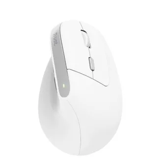 TRUST Bayo II Ergonomische Vertikale Maus, Kabellos, Weiß