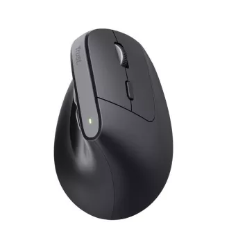 TRUST Bayo  Ergonomische Vertikale Maus, Kabellos, Schwarz