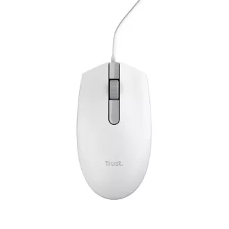 TRUST Maus TM-101, optisch, ECO, USB, weiß