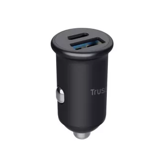 TRUST MAXO Autoladegerät 38W, 1x USB-C, 1x USB