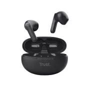 TRUST Kopfhörer Yavi, Bluetooth, Ohrstöpsel, schwarz