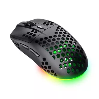 TRUST Wireless Mouse GXT 929 Helox Leichtgewicht, RGB, Schwarz