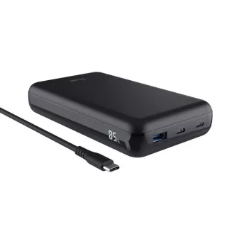 TRUST Powerbank für Notebook 100W, 2xUSB-C, 1xUSB - 20000mAh