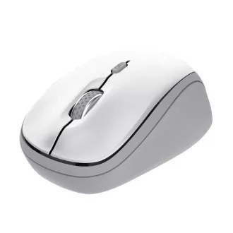 TRUST Maus YVI , Kabellos, Eco, Weiß - bluetooth   wifi