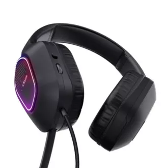 TRUST Gaming Headset GXT 416 ZIROX, LED, USB, 3.5mm Klinke, schwarz