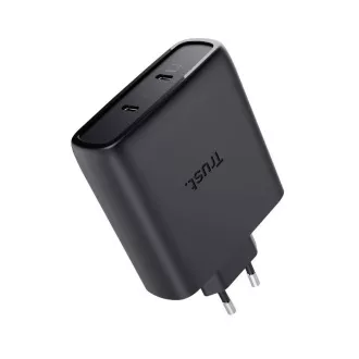 TRUST GaN MAXO 100W 2-Port USB-C Ladegerät, schwarz