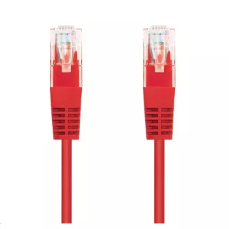 C-TECH Patchkabel Cat5e, UTP, rot, 2m