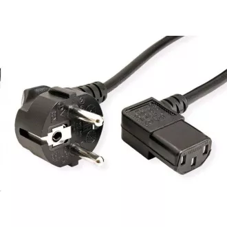 C-TECH 220/230V Netzkabel, gebrochen, VDE, 2m