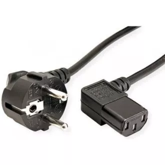 C-TECH 220/230V Netzkabel, gebrochen, VDE, 2m