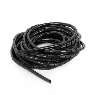 C-Tech CABLEXPERT Kabelspirale, 12mm, 10 m, schwarz