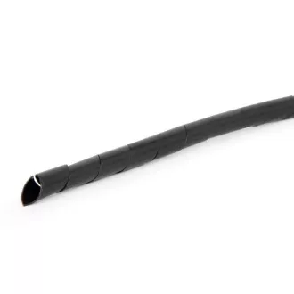 C-Tech CABLEXPERT Kabelspirale, 12mm, 10 m, schwarz