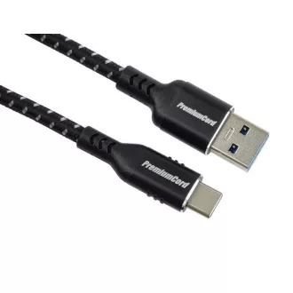 PREMIUMCORD USB-C auf USB 3.0 Kabel, 5Gbit/s, 0,5m