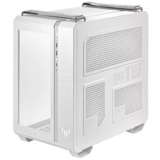 ASUS Gehäuse TUF GAMING CASE (GT502) TG, Mid Tower, transparente Seitenwand, weiß