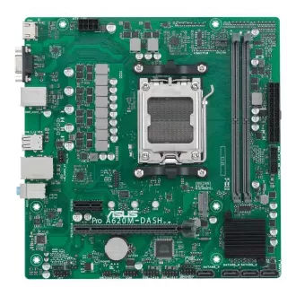 ASUS MB Sc AM5 PRO A620M-DASH-CSM, AMD A620, 2xDDR5, 1xHDMI, 1xVGA, mATX