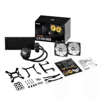 ASUS CPU-Wasserkühler AIO TUF GAMING LC II 240 ARGB, 2x120mm, LGA1851, AM5