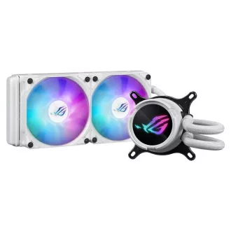 ASUS CPU-Wasserkühler AIO ROG STRIX LC III 240 ARGB WEISS, 2x120mm, LGA1851, AM5