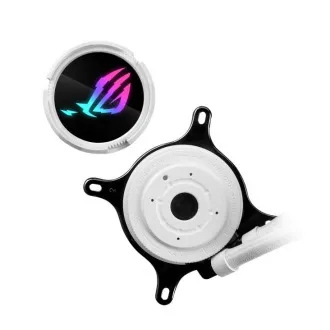 ASUS CPU-Wasserkühler AIO ROG STRIX LC III 240 ARGB WEISS, 2x120mm, LGA1851, AM5