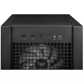 ASUS Gehäuse TUF GAMING CASE (GT302) TG, Mid Tower, 4x 140mm ARGB Lüfter, schwarz