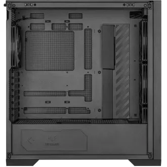 ASUS Gehäuse TUF GAMING CASE (GT302) TG, Mid Tower, 4x 140mm ARGB Lüfter, schwarz