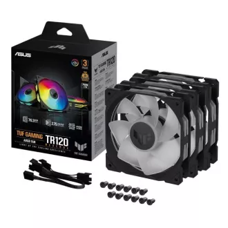 ASUS Lüfter TUF GAMING TR120 ARGB Reverse, 3x120mm, schwarz