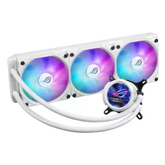 ASUS CPU-Wasserkühler AIO ROG STRIX LC III 360 ARGB LCD WHITE, 3x120mm, LCD Display, LGA1851, AM5, weiß