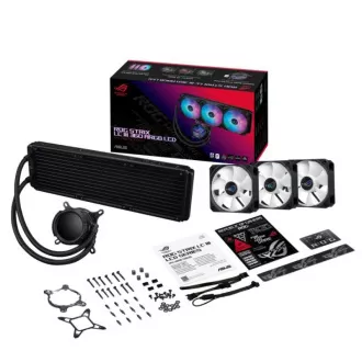 ASUS CPU-Wasserkühler AIO ROG STRIX LC III 360 ARGB LCD, 3x120mm, LCD Display, LGA1851, AM5, schwarz