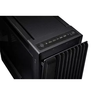 ASUS Gehäuse PROART PA602 WOOD TG PWM BLACK, Mid Tower, transparente Seitenwand, schwarz