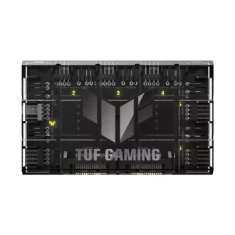 ASUS TUF GAMING ARGB FAN HUB, 6x ARGB Lüfter, 2x SATA, schwarz ASUS TUF GAMING ARGB FAN HUB, 6x ARGB Lüfter, 2x SATA, schwarz