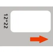 Niimbot Etiketten RP 12x22mm 260 Stück Weiß für D11 und D110