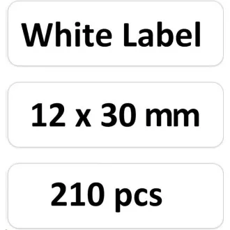 Niimbot Etiketten RP 12x30mm 210 Stück Weiß für D11 und D110