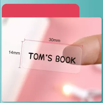 Niimbot Etiketten EP 14x30mm 210 Stück Transparent für D11 und D110