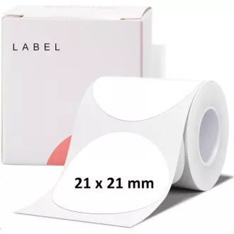 Niimbot-Etiketten R 21x21mm 300Stück RundB für B21, B21S, B3S, B1