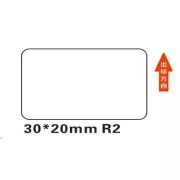 Niimbot-Etiketten R 30x20mm 320Stück Weiß für B21, B21S, B3S, B1