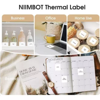 Niimbot Etiketten R 40x30mm 230 Stück Weiß für B21, B21S, B3S, B1 Niimbot Etiketten R 40x30mm 230 Stück Weiß für B21, B21S, B3S, B1