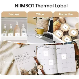 Niimbot Etiketten R 50x50mm 150 Stück Weiß für B21, B21S, B3S, B1