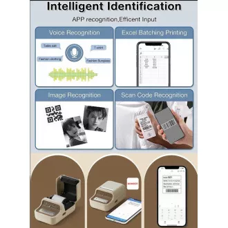 Niimbot Etikettendrucker B21S Smart, weiß Etikettenrolle 210 Stück Niimbot Etikettendrucker B21S Smart, weiß Etikettenrolle 210 Stück