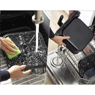 Cosori Dual Blaze 6.4L SMART Heißluftfritteuse 5x Spieß und Grill. Grillplatte, schwarz Cosori Dual Blaze 6.4L SMART Heißluftfritteuse 5x Spieß und Grill. Grillplatte, schwarz