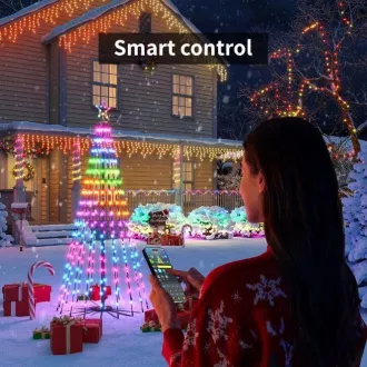Govee RGBIC Weihnachtsbaum mit Stern 1, 8m Matter