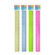 Lineal 30cm Farbmix flexibel