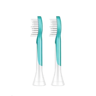 Philips HX6042/33 Sonicare für Kinder, Ersatzköpfe, für Kinder, Standardgröße, 2 Stück, aufsteckbar, aqua Philips HX6042/33 Sonicare für Kinder, Ersatzköpfe, für Kinder, Standardgröße, 2 Stück, aufsteckbar, aqua