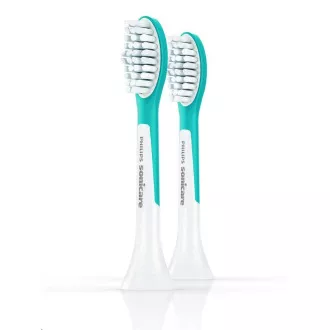 Philips HX6042/33 Sonicare für Kinder, Ersatzköpfe, für Kinder, Standardgröße, 2 Stück, aufsteckbar, aqua Philips HX6042/33 Sonicare für Kinder, Ersatzköpfe, für Kinder, Standardgröße, 2 Stück, aufsteckbar, aqua
